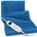 33"x17" Heating Pad Portable Heating Pad for Shoulder Neck, 2 Hours Auto Shut-off & 10 Temperatures, Blue