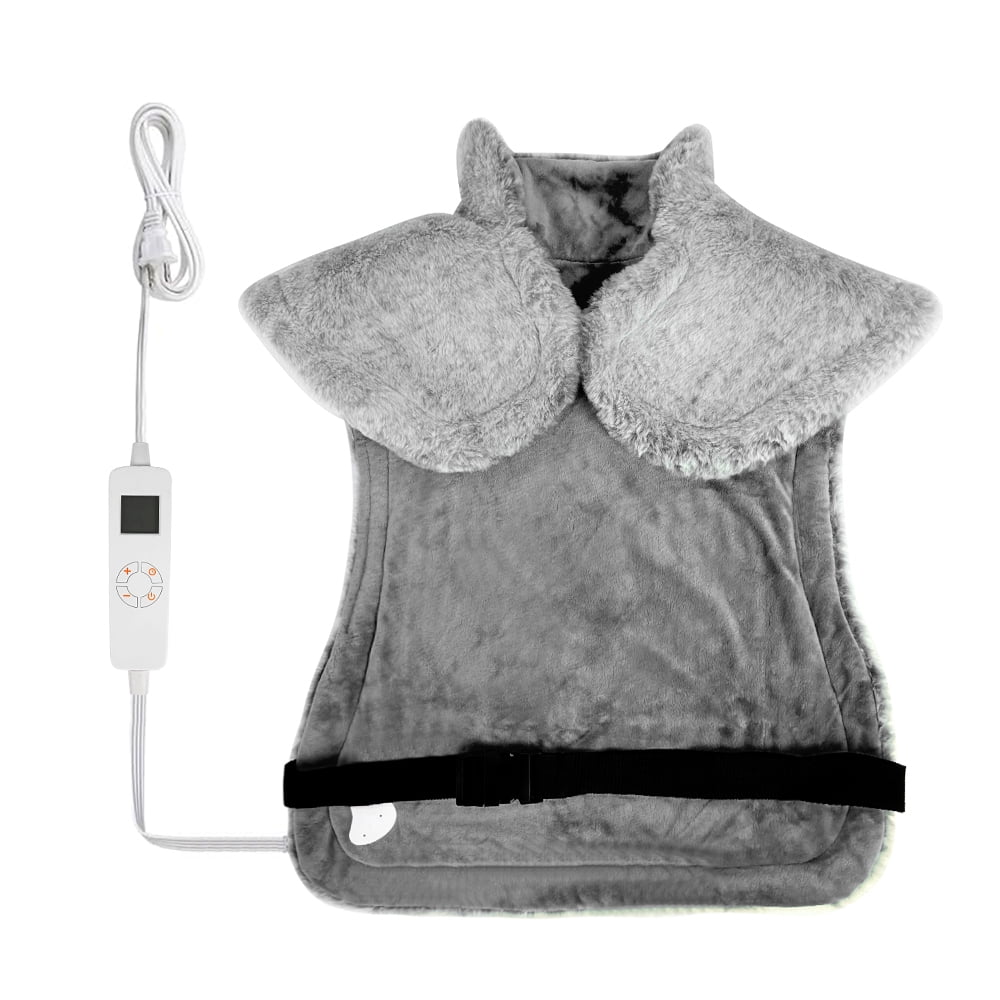 24"x36" Heating Pads for Neck and Shoulder, Back Heating Vest Fast Heating with 6 Heat Settings,Christmas Gift, Grey
