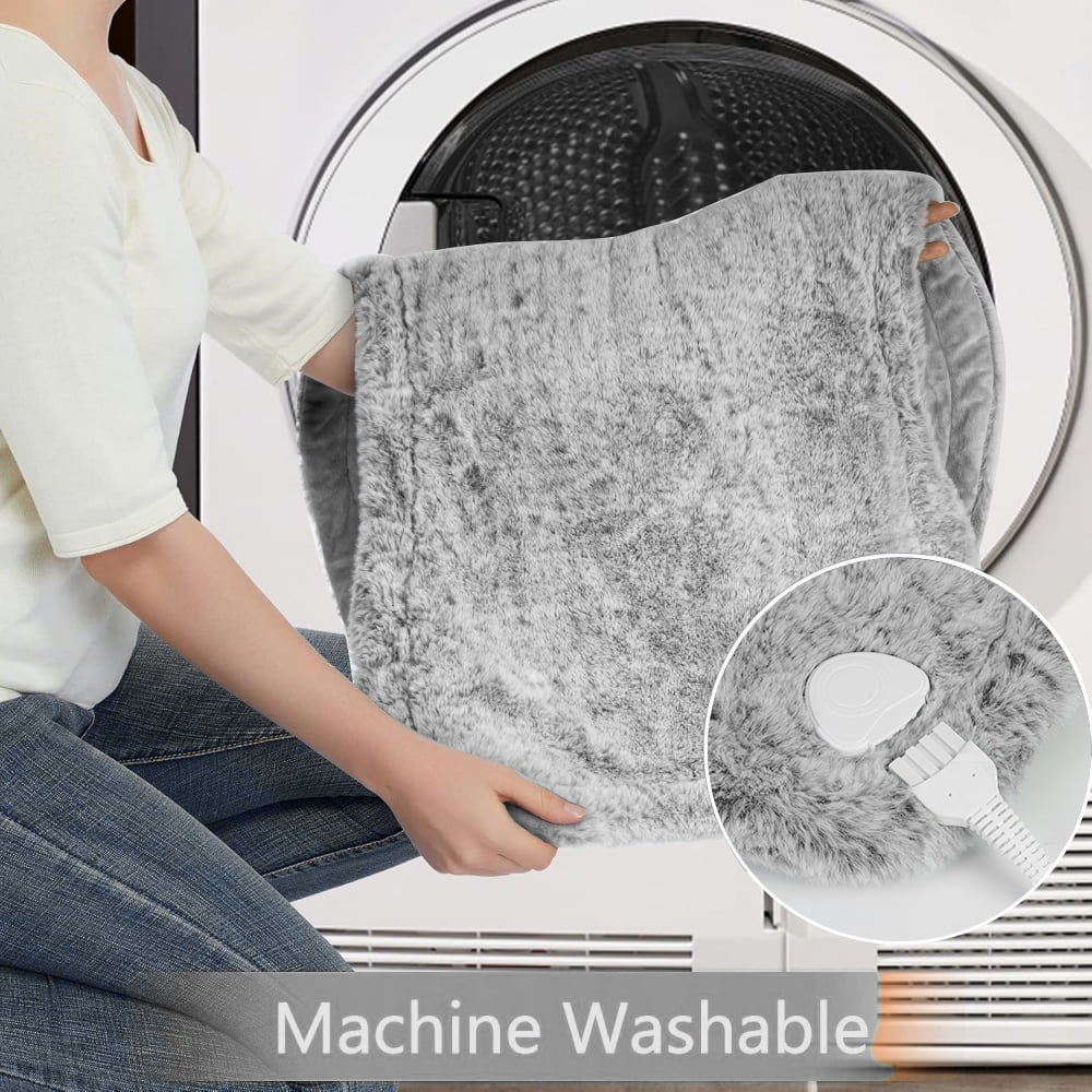 24"x36" Heating Pads for Neck and Shoulder, Back Heating Vest Fast Heating with 6 Heat Settings,Christmas Gift, Grey