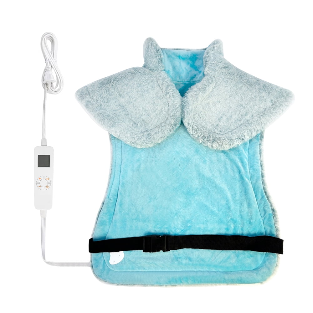 24"x36" Heating Pads for Neck and Shoulder, Back Heating Vest Fast Heating with 6 Heat Settings,Christmas Gift, Blue
