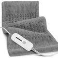 kibhous 12''x24'' Weighted Heating Pad for Back Shoulders, Fast-Heating, Soft Machine Wash Fabric with 3 Heat Settings, Auto Shut Off, Gray